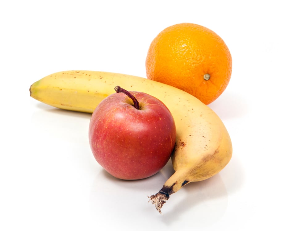 Apple, Orange, and Banana